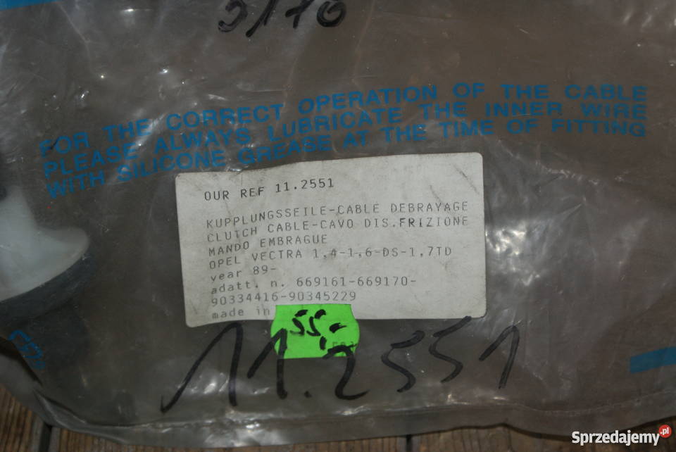 112551 COFLE LINKA SPRZĘGŁA OPEL VECTRA A 18 20