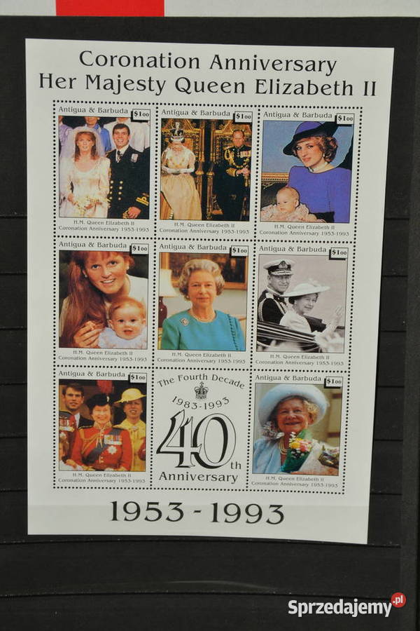 Znaczki Papież Jan Paweł II Antigua i Barbuda I Sobótka