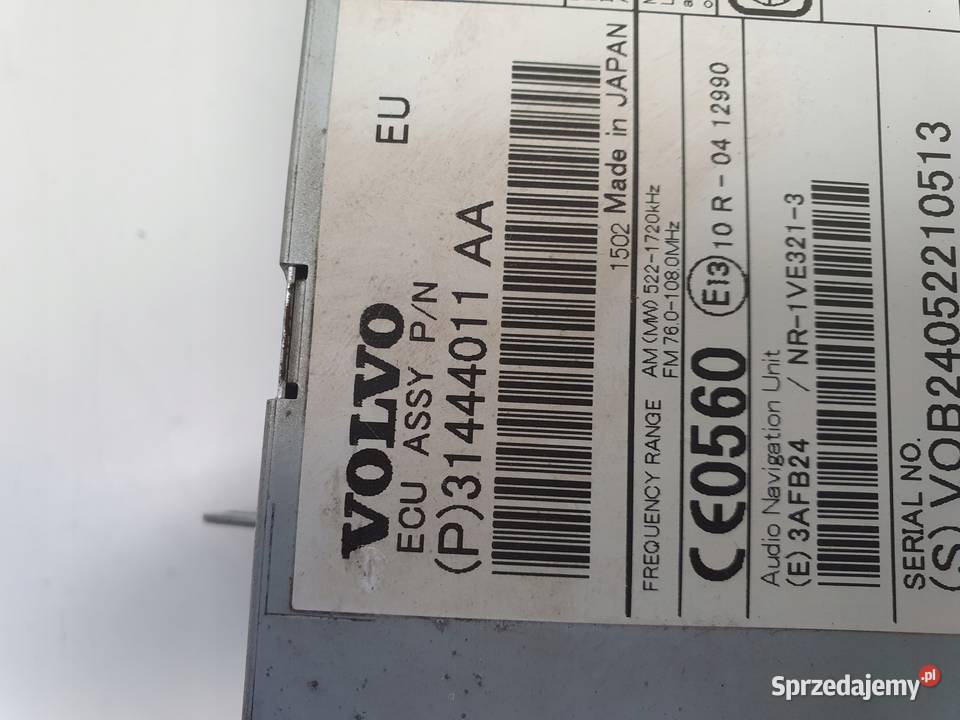 Volvo VOLVO V60 I S60 II V40 II CZYTNIK osobowe Części samochodowe Janów sprzedam