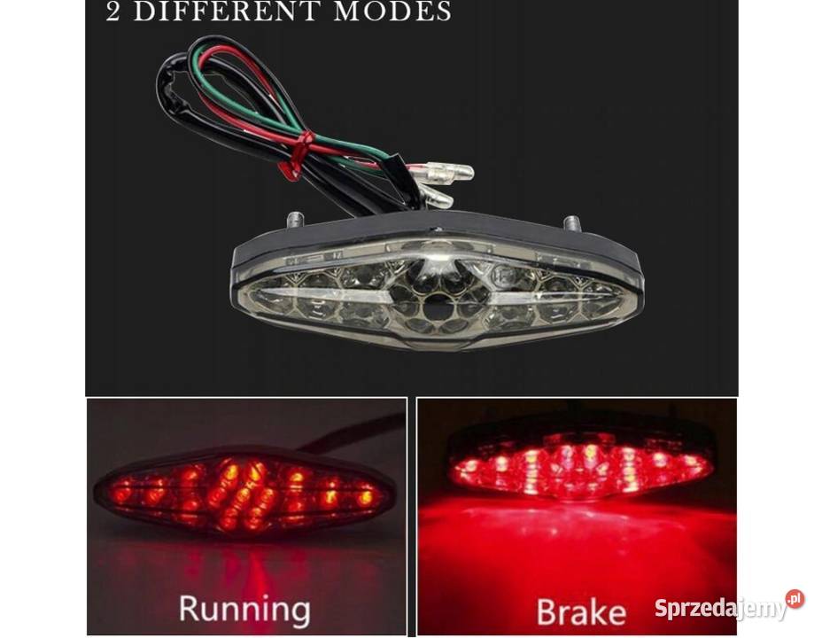 LAMPA MOTOCYKLOWA NA TYŁ CUSTOM BOBBER CAFE Sosnowiec