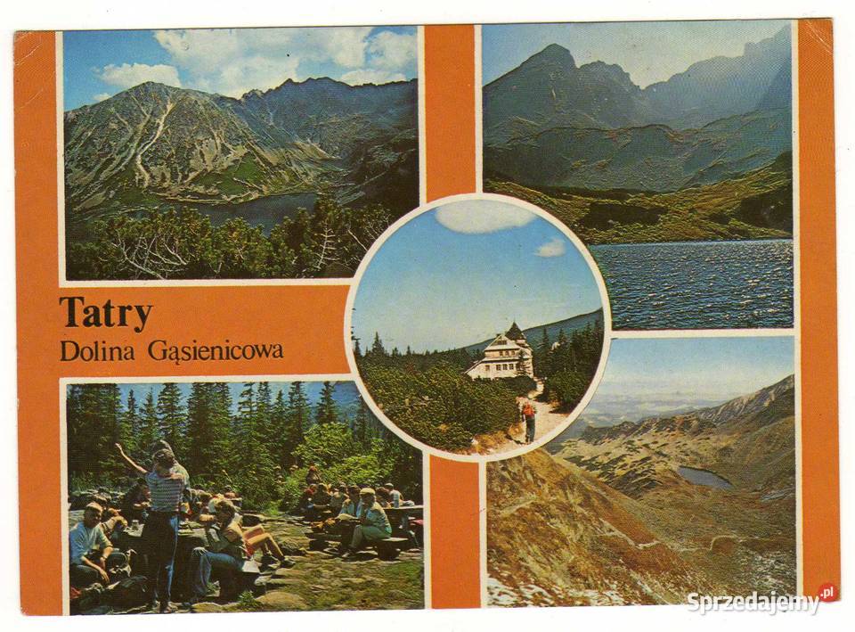 TATRY DOLINA GĄSIENICOWA POCZTÓWKA WIELOWIDOKOWA Krynki