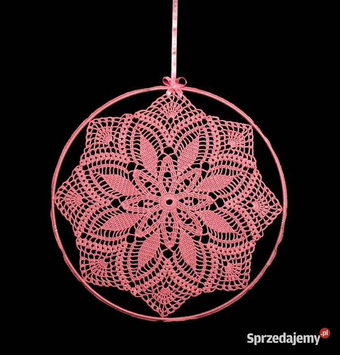 Zawieszka ozdoba na okno szydełkowa 30 Z129 Kluczbork