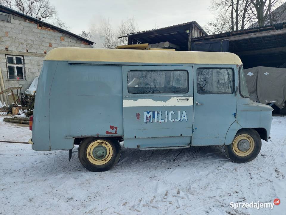 amochód NYSA 522 MILICJA OperacyjnoKonwojowa do Otmuchów