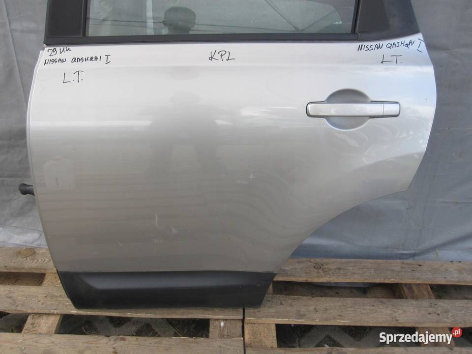 NISSAN QASHQAI I J10 09r drzwi lewe tył