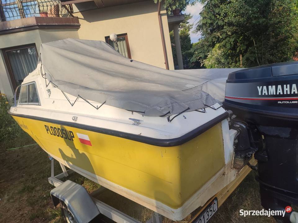 Łódź motorowa microplus 461 yamaha25 przyczepa Warszawa