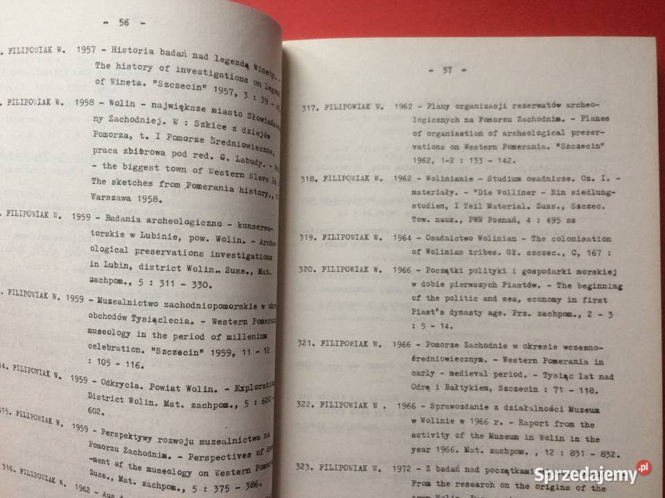 670 Bibliografia Wolińskiego Parku Narodowego Szczecin sprzedam