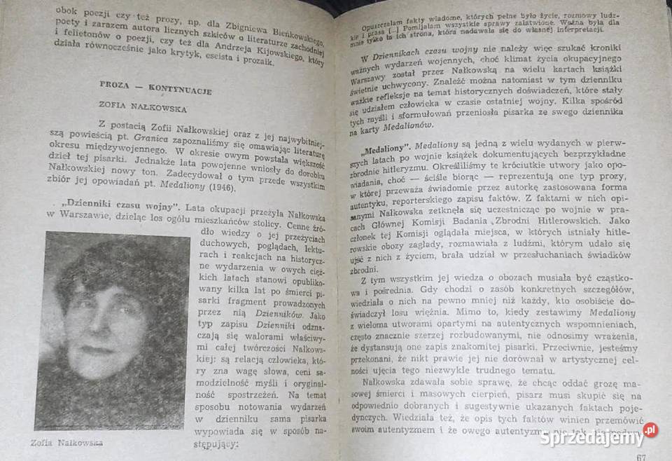 Polska literatura współczesna kl 4 LO i tech Pozostałe Chełm
