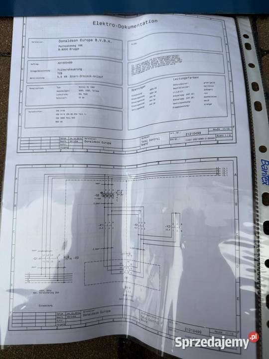 Odciąg pyłu wyciąg dymu spawalniczego Donaldson Zdziechowice