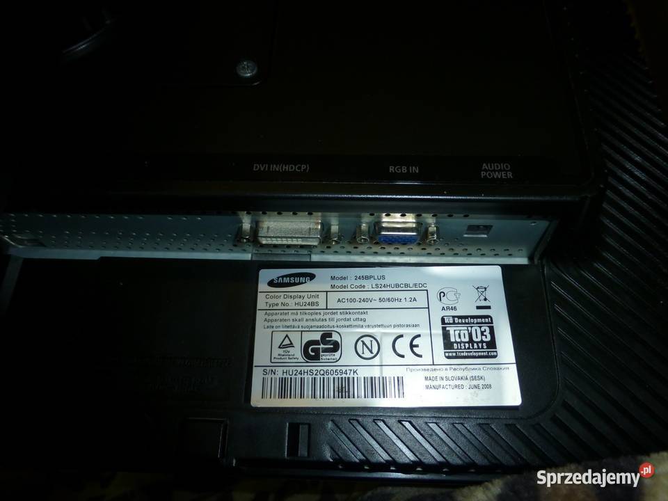 24 Samsung 245Bplus Wasilków