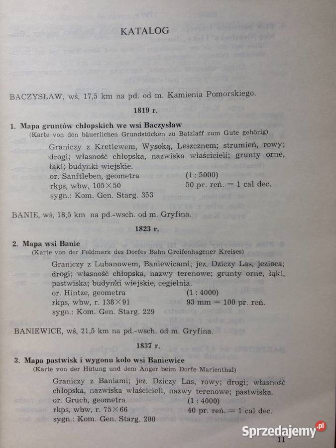 3026 Katalog Planów Miast I Wsi Pomorza Zach Szczecin