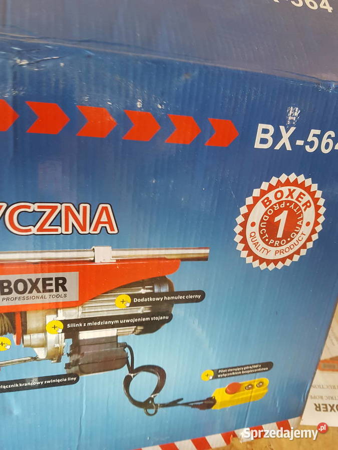 Wyciągarka elektryczna firmy Boxer bx 564 1000