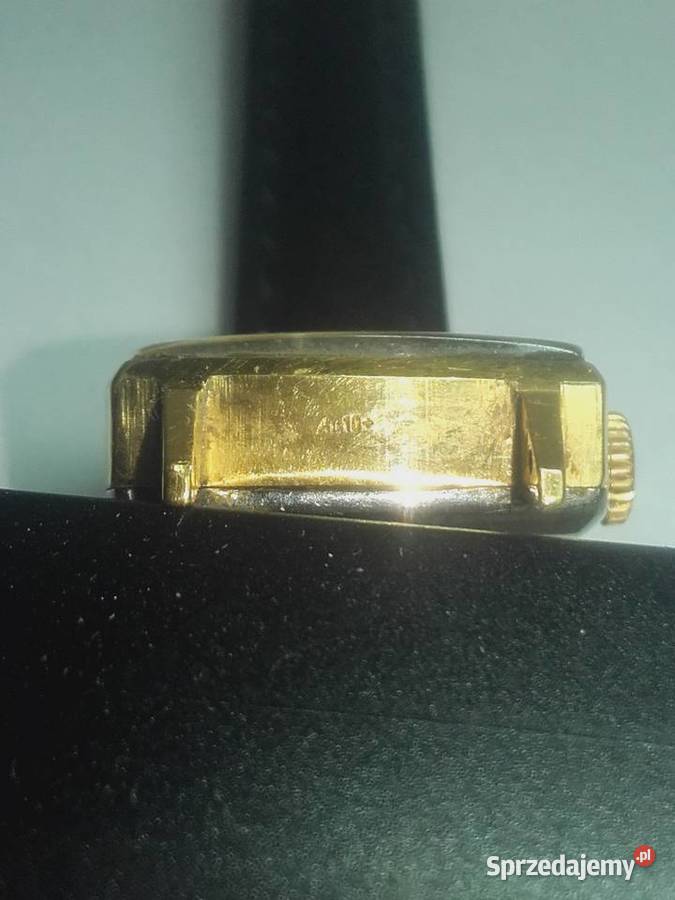 Zegarek damski łucz pozłacany