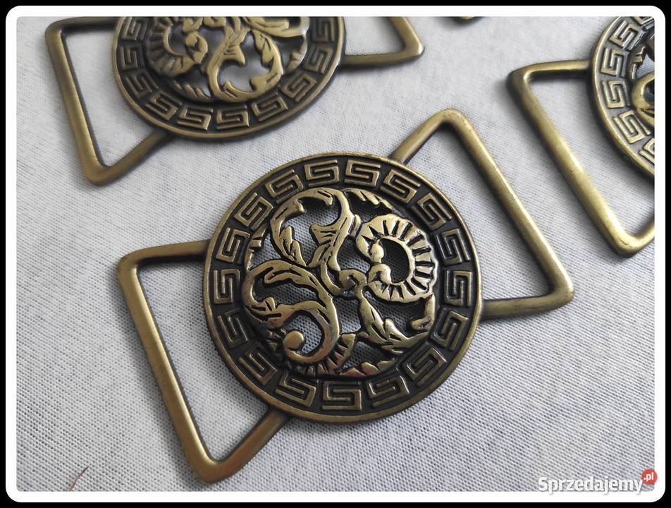 6 metalowych elementów dekoracyjnych