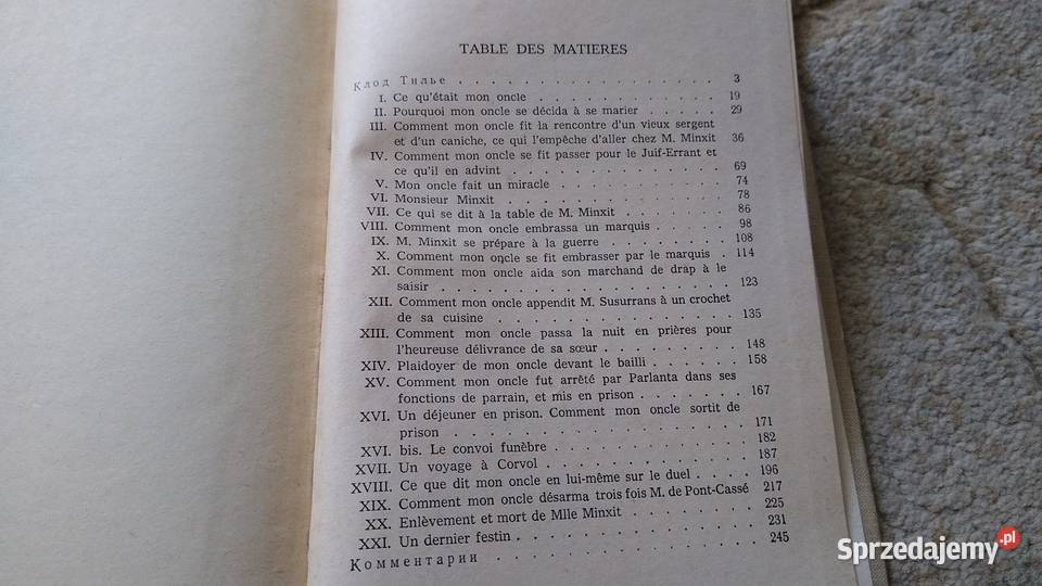 Mon oncle Benjamin Claude Tillier twarda Proza i poezja Gdańsk