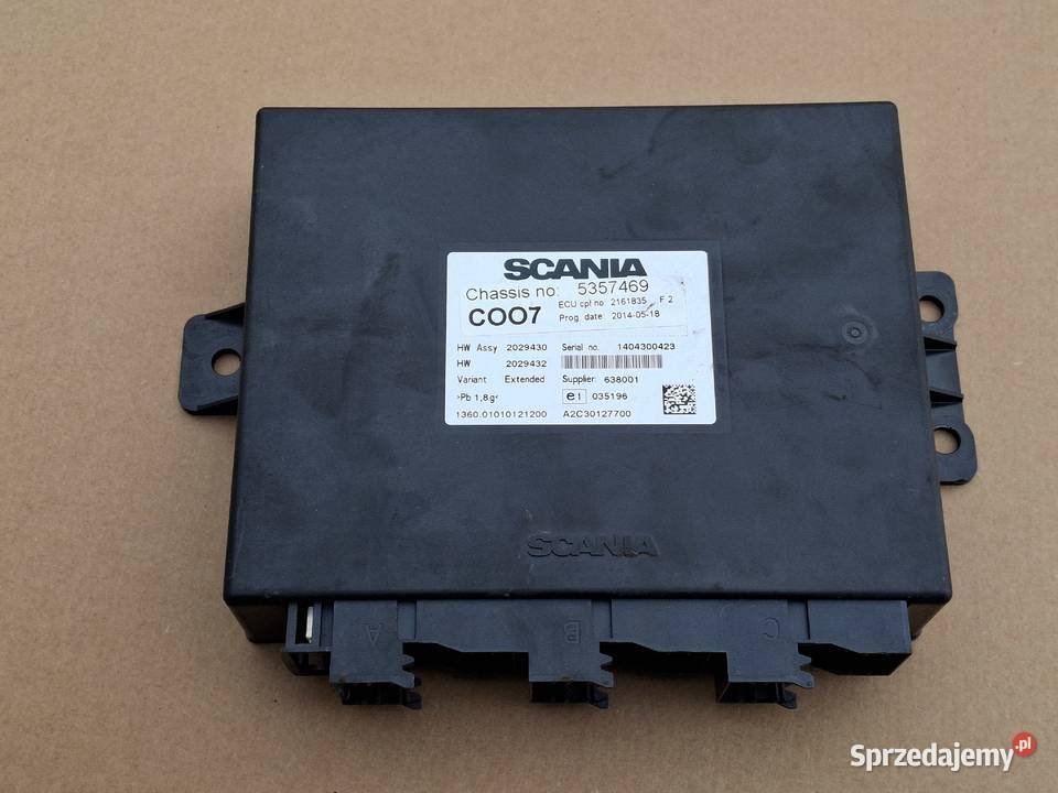 SCANIA KOORDYNATOR MODUŁ STEROWNIK KOMPUTER C007 Bieleń