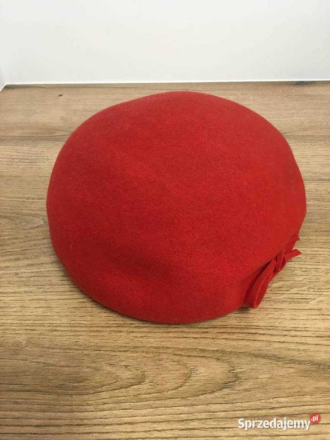 Kapelusz damski melonik beret PRL Galanteria i dodatki kujawsko-pomorskie Sępólno Krajeńskie