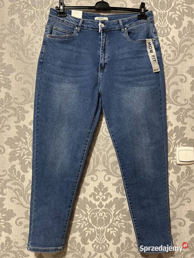Niebieskie dżinsy Mom Fit 4XL Moon Girl Warszawa