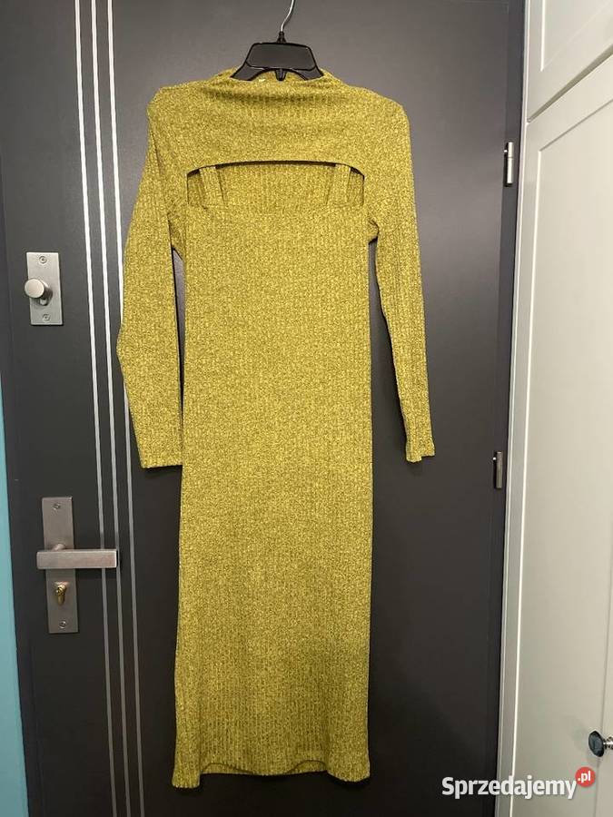 ASOS DESIGN Sukienka midi z długim rękawem i Choszczno