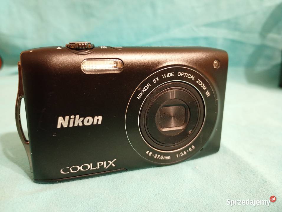 Czarny Nikon Coolpix S 3300 Każdy go chce mieć Katowice