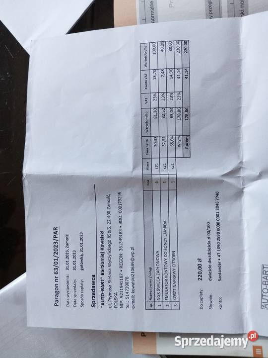 Citroen CElysee 16 Benzyna 100 przebiegu Zamość sprzedam