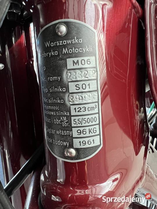 WFM M06 1961 ODRESTAUROWANA OKAZJA SUPER STAN