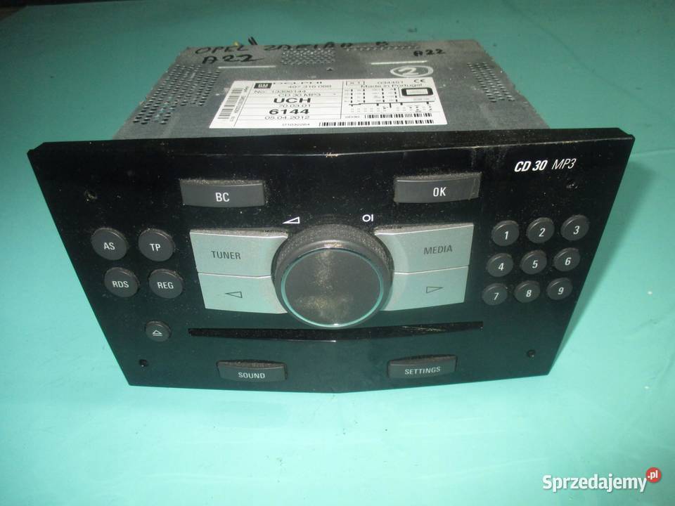 OPEL ZAFIRA B 13r radio CD 13396144 497316088