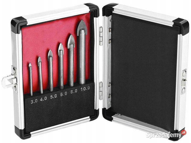 wiertła do ceramiki i szkła 6 sztuk w skrzynce Zamość sprzedam