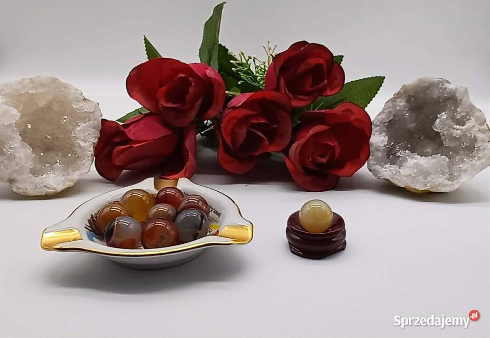 Mix kula naturalnego agatu 16 mm 7