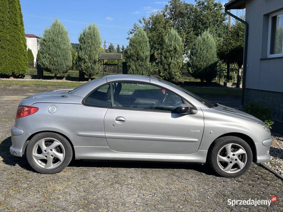 Peugeot 206 cc cabrio srebrny Rzeszów