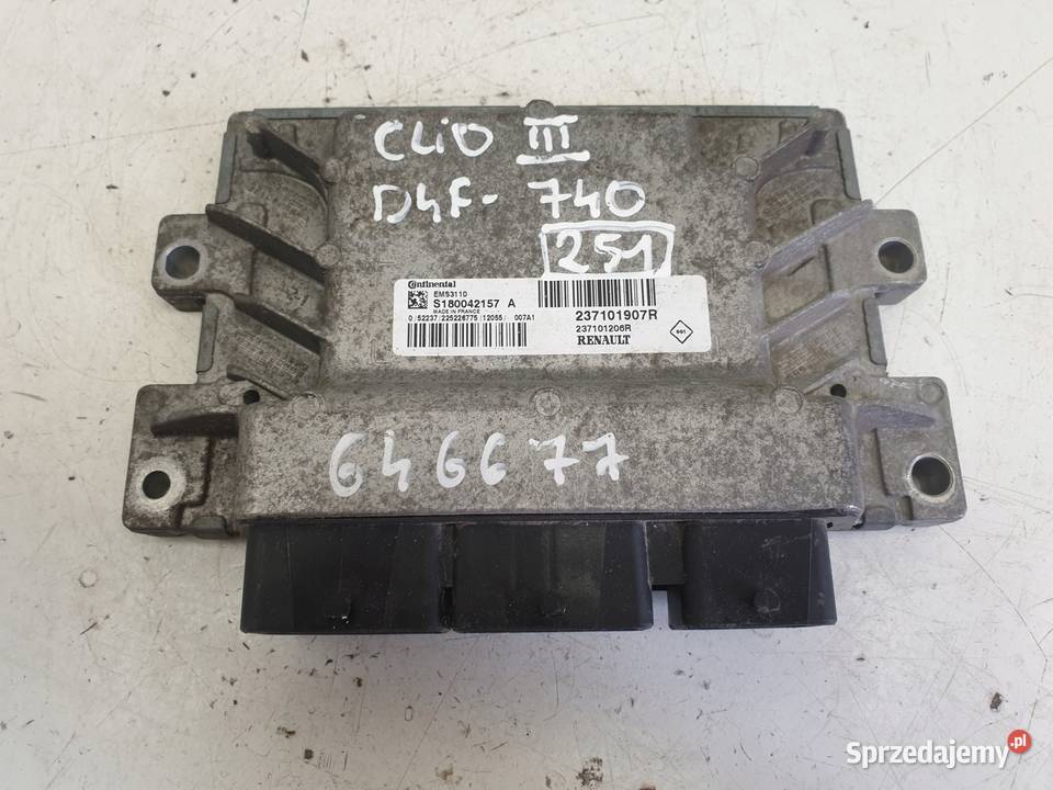 Renault Clio III 12 16V STEROWNIK SILNIKA Komputery lubelskie Chełm sprzedam