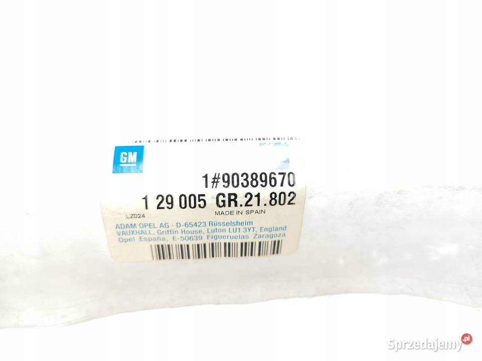 USZCZELKA SZYBY KLAPY BAGAŻNIKA GÓRNA OPEL CORSA Uszczelki