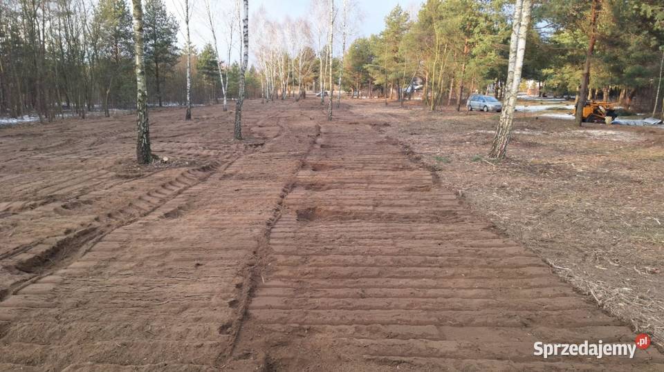 Mulczowanie wgłebne Czyszczenie działekWycinka Łomża