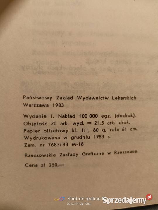 Seks partnerski Starowicz pierwsze wydanie medycyna, nauki medyczne mazowieckie Warszawa