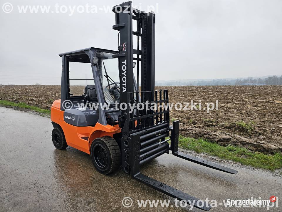 Wózek Widłowy TOYOTA 7FDJF35 pozycjoner TOYOTA diesel małopolskie Wadowice