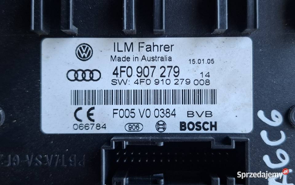 Audi A6 C6 S6 4F sterownik moduł komfortu osobowe