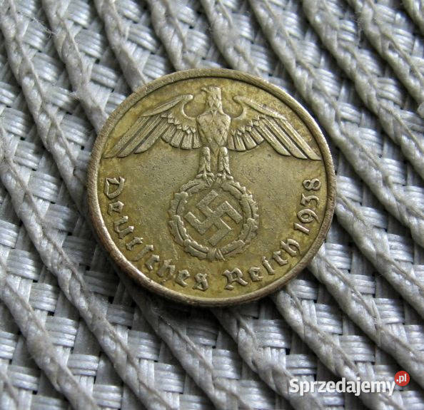 Niemcy 10 Reichspfennig 1938r A Kalisz