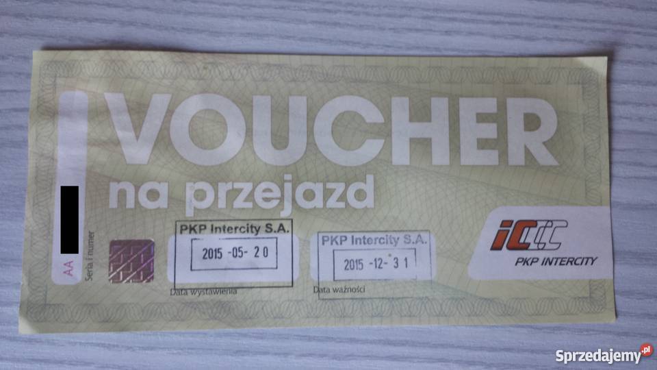 Voucher PKP InterCity Poznań sprzedam