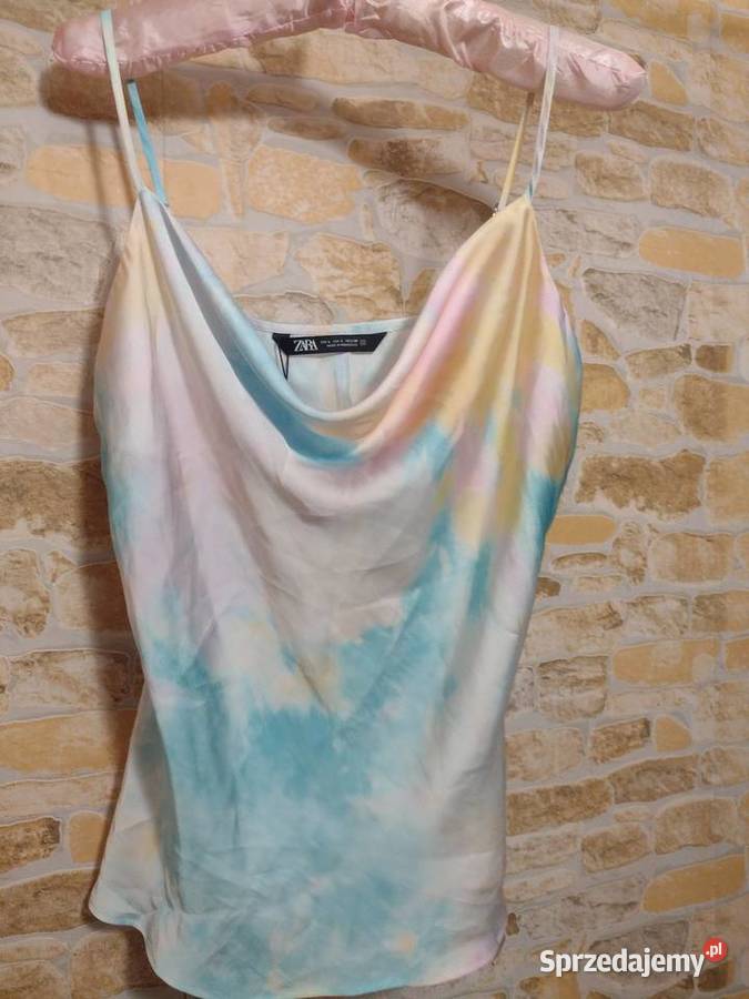 40L ZARA Pastelowa Ekskluzywna bluzka z Madrytu Kraków