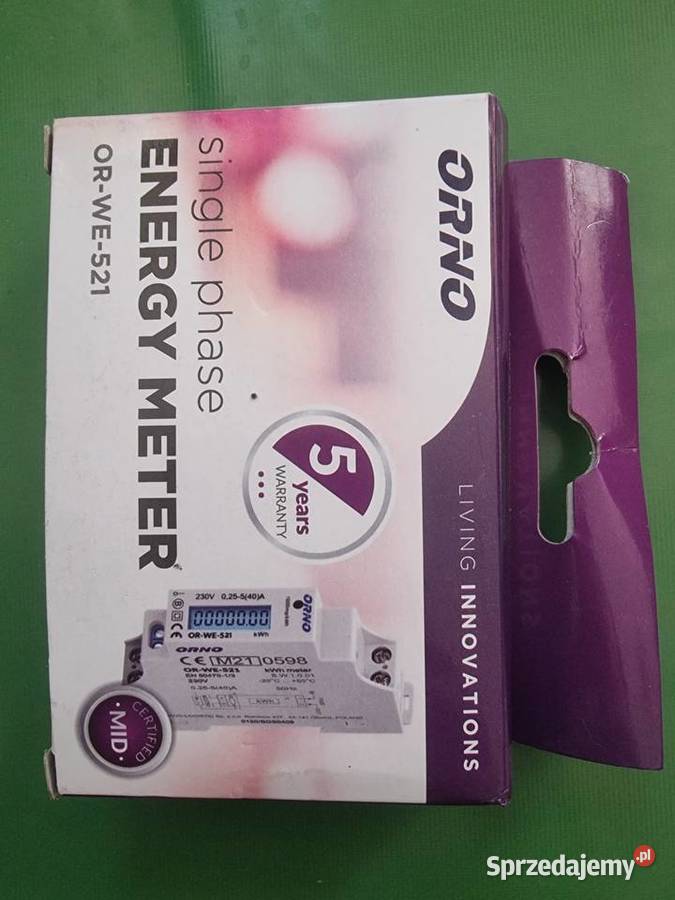Licznik energii elektrycznej jednofazowy Gliwice
