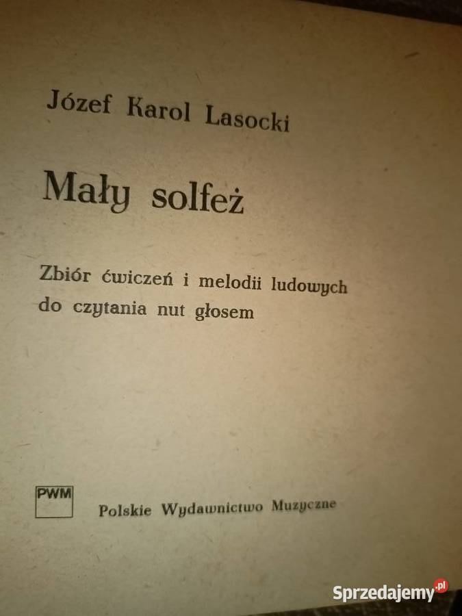 Mały sofleż książki outlet muzyczne księgarnia miękka Warszawa