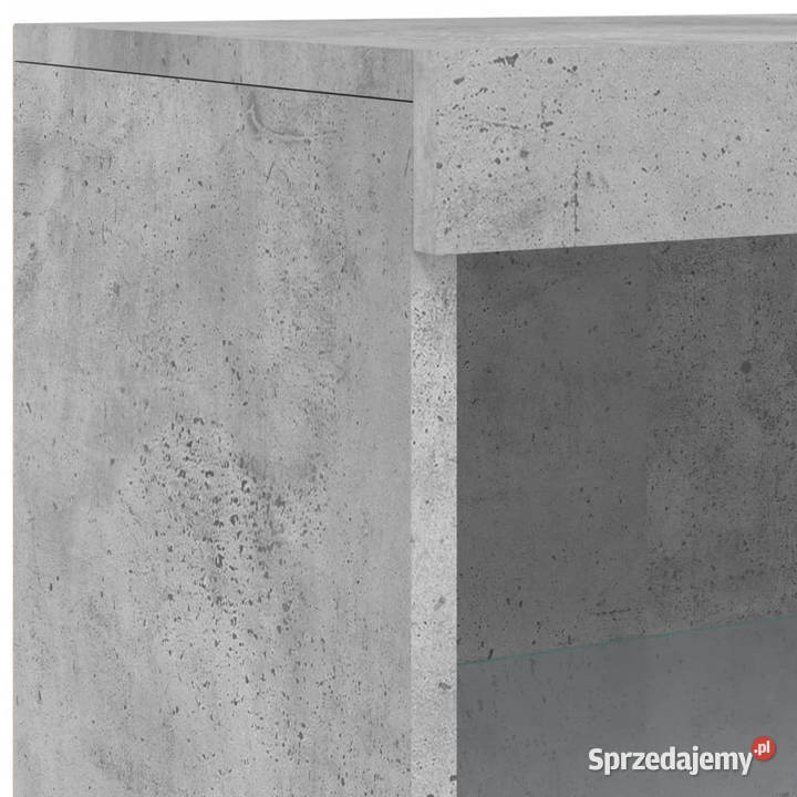 Szafka z oświetleniem LED szarość betonu Warszawa