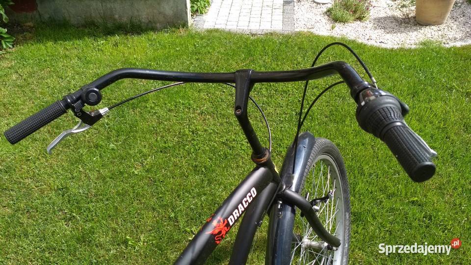 Rower miejscu cruiser Dracco czarny grube opony Poznań