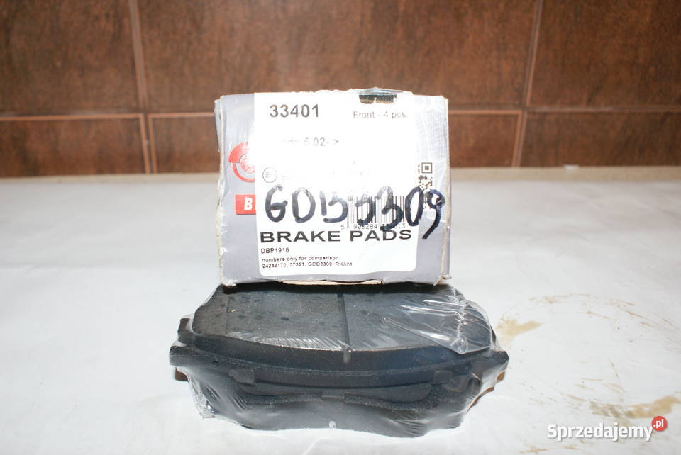 V33401 KLOCKI HAMULC MAZDA 6 0207 18 Z CZUJ Białobrzegi sprzedam