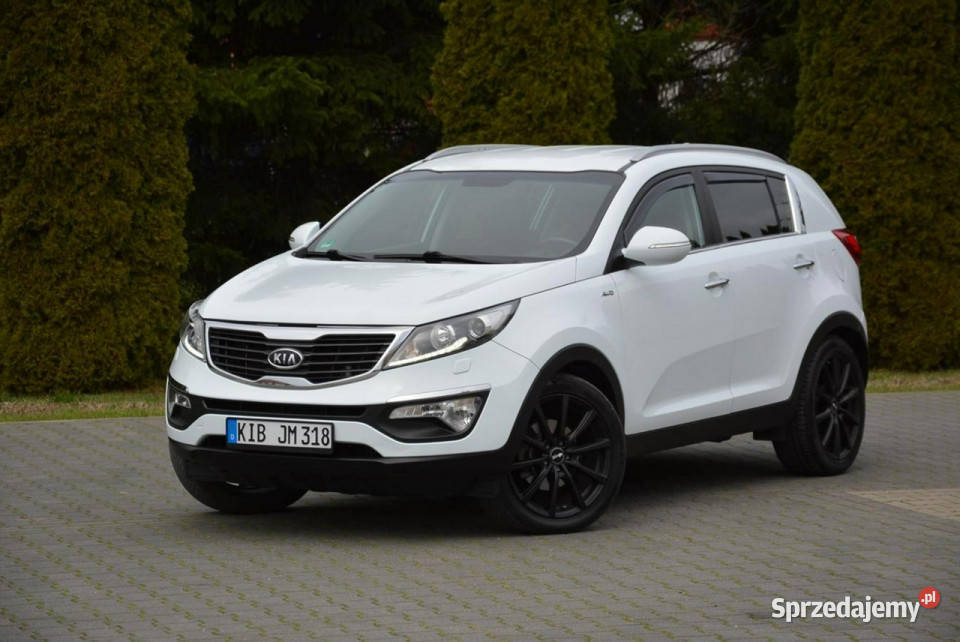 Kia Sportage Automat AWD Xenon Ledy Navi biały Ostrów Mazowiecka