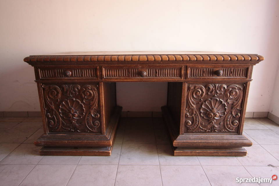 Rarytas Neorenesansowy komplet gabinetowy z 1905 Wrocław