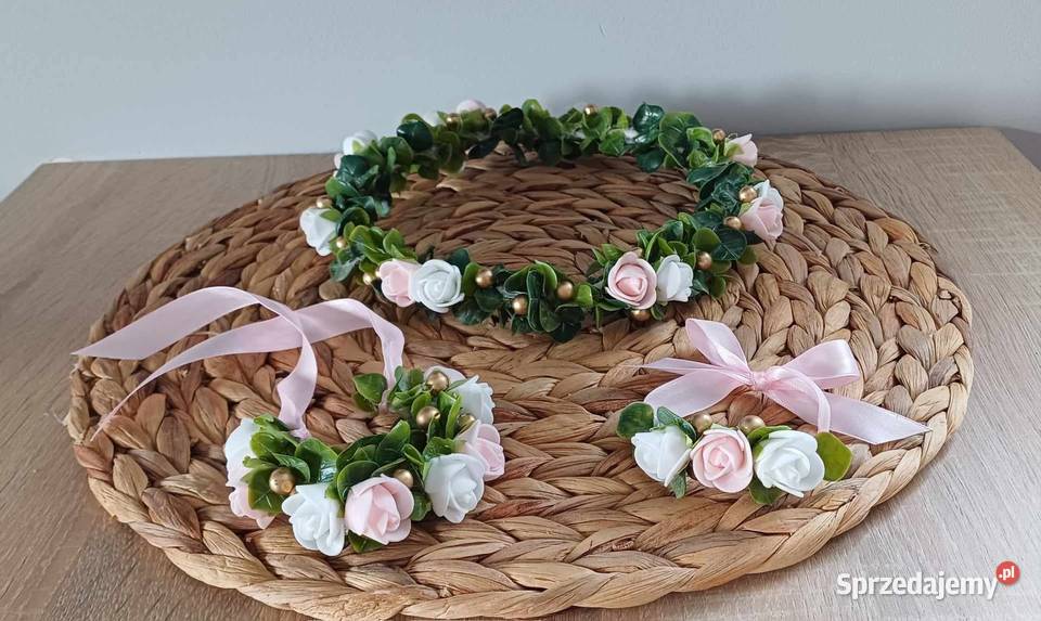 PROMOCJA Wianek Komunijny komplet 3 częściowy