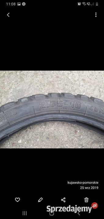Opony wsk ogar motorynka romet komar simson Świecie sprzedam