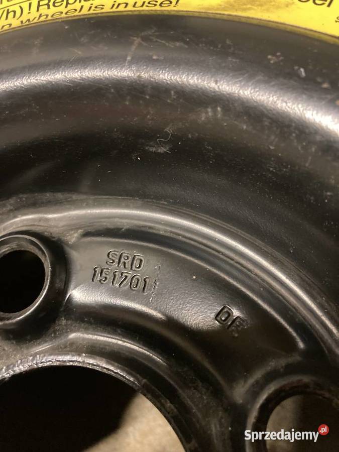 Koło dojazdowe VW 4x100 R15 pomorskie Kolbudy