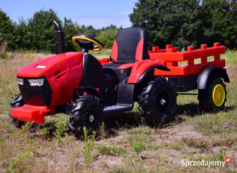 Autko na akumulator MEGA TRAKTOR Z PRZYCZEPĄ Myszków