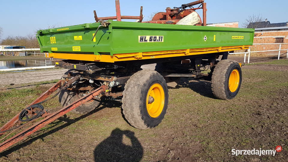 Przyczepa wywrotka HL6011 nieuszkodzony Drużbice